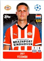 2024-25 Topps Champions League 301 Joey Veerman (PSV Eindhoven)