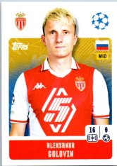 2024-25 Topps Champions League 59 Aleksandr Golovin (AS Monaco)