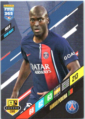 fotbalová karta Panini FIFA 365 2024 Adrenalyn XL PSG8	Danilo Pereira Paris Saint-Germain Team Mate