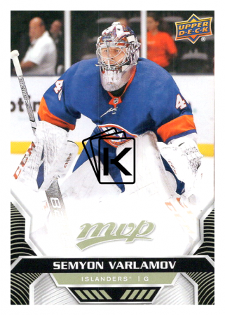 2020-21 UD MVP 61 Semyon Varlamov - New York Islanders