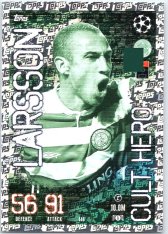Fotbalová kartička 2023-24 Topps Match Attax UEFA Club Competitions  Cult hero 440 Henrik Larsson	Celtic FC