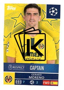 2025-26 Topps Champions League   Villarreal CF 467 Gerard Moreno