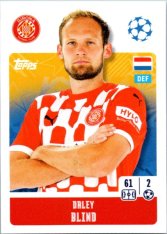 2024-25 Topps Champions League 225 Daley Blind (Girona FC)