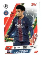 fotbalová kartička 2025-26 Topps Match Attax UCC Winter Collection Paris Saint-Germain 235 Warren Zaïre-Emery