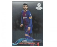 Fotbalová kartička Topps Chrome 2017-18 Champions League 60 Piqué – FC Barcelona