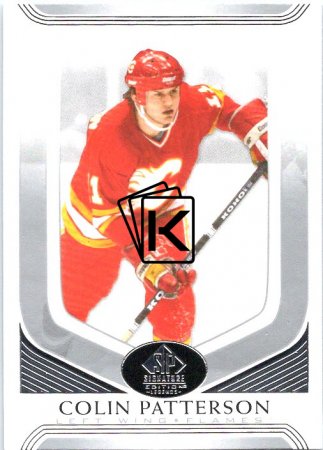 Hokejová karta 2020-21 Upper Deck SP Legends Signature Edition 212 Colin Patterson - Calgary Flames