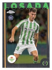 fotbalová kartička 2024-25 Topps Chrome UCC 19 Iker Losada, Real Betis Balompié RC