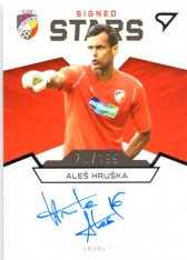 fotbalová kartička 2021-22 SportZoo Fortuna Liga Signed Stars S1-AH Aleš Hruška FC Viktoria Plzeň /199