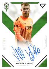 podpisová fotbalová kartička SportZoo 2020-21 Fortuna Liga Signed Stars Level 1 SS1-17 Vlastimil Hrubý FK Jablonec /199