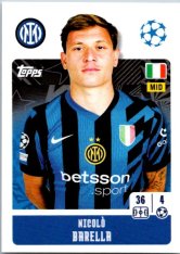2024-25 Topps Champions League 191 Nicolò Barella (FC Internazionale Milano)