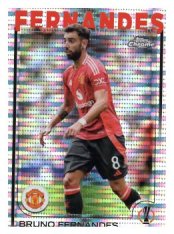 fotbalová kartička 2024-25 Topps Chrome parallel 152 - Bruno Fernandes