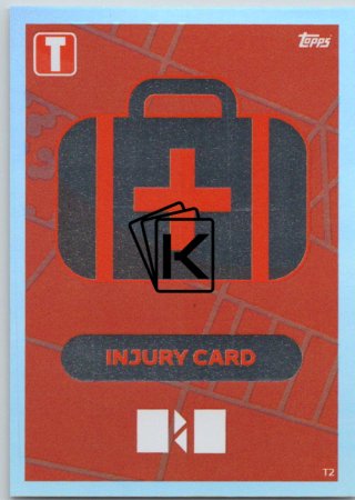 fotbalová karta Topps Match Attax EURO 2024 Tactic Card T2  Injury Card