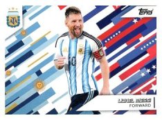 fotbalová kartička 2025-26 Topps Team Set Argentina Toast the Host 31 Lionel Messi