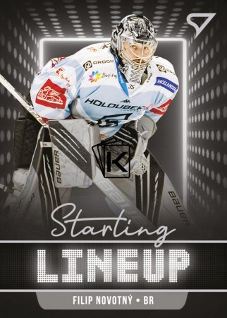 hokejová kartička 2021-22 SportZoo Tipsport Extraliga Serie 2 Starting Line Up SLU-61 Filip Novoný HC Energie Karlovy Vary