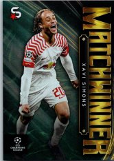 Fotbalová kartička 2023-24 Topps Superstars UEFA Club Competitions Matchwinner MW-25 Xavi Simons (RB Leipzig)