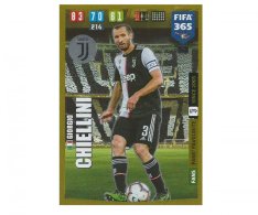 Fotbalová kartička Panini FIFA 365 – 2020 FANS FAVOURITE 245 Giorgio Chiellini