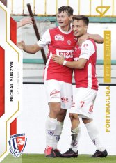 fotbalová kartička SportZoo 2020-21 Fortuna Liga Gold Limited 137 Michal Surzyn FK Pardubice /99