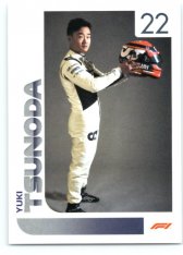 samolepka 2021 Topps Formule 1 Portrait 151 Yuki Tsunoda Alpha Tauri RC