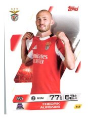 fotbalová kartička 2025-26 Topps Match Attax UCC 212 Fredrik Aursnes (SL Benfica)