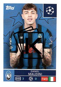 2025-26 Topps Champions League Atalanta BC 95 Daniel Maldini