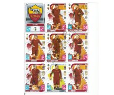 Týmový set 2021-22 Topps Match Attax UEFA Champions League AS Řím ( 9 karet)