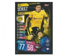 Fotbalová kartička 2019-2020  Topps Champions League Match Attax -  Borussia Dortmund - Nico Schulz 3