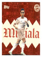 fotbalová kartička 2025-26 Topps Team set FC Bayern Munchen Die Bayern DB-1 Jamal Musiala Halo