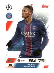 fotbalová kartička 2025-26 Topps Match Attax UCC 230 Nuno Mendes (Paris Saint-Germain)