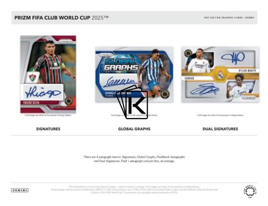 2025 Panini Prizm FIFA World Club Cup Mega Box