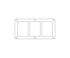 CB Carbonix Multicards Holder Clear 180pt 3 karty