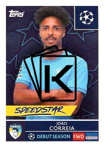 2025-26 Topps Champions League  Pafos FC 538 João Correia