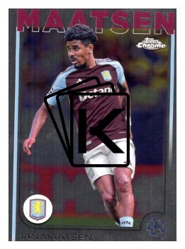 fotbalová kartička 2024-25 Topps Chrome 142 Ian Maatsen, Aston Villa