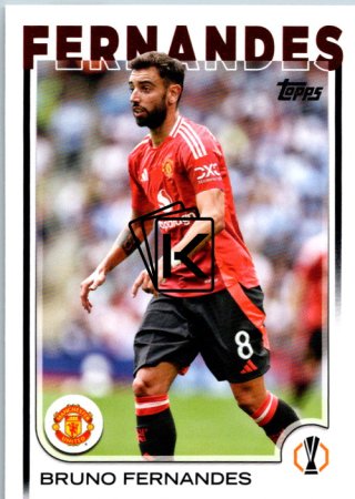 fotbalová kartička 2024-25 Topps UEFA Club Competitions Flagship 152 Bruno Fernandes Manchester United