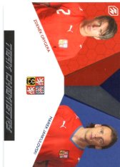 fotbalová kartička 2022 Pro Arena Repre v srdcích Team Chemistry TCH6 Zdeněk Grygera - Marek Jankulovski