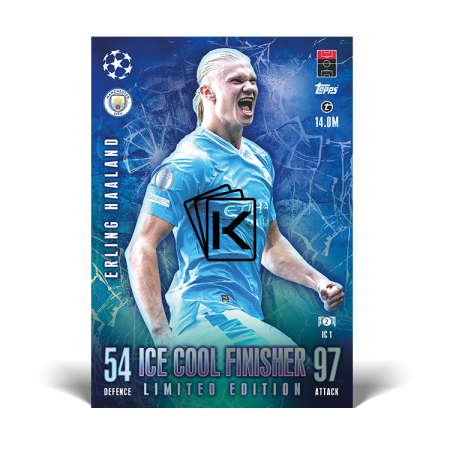 2023-24 Topps Match Attax EXTRA UEFA Club Competition Tin Mega Ice Cool Finishers