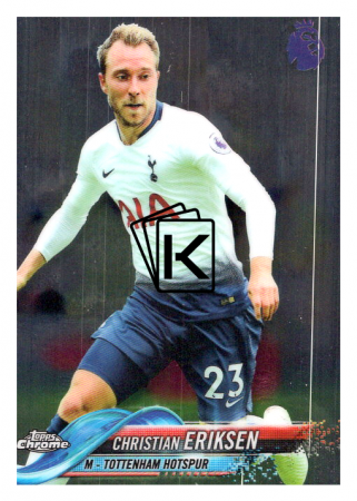 2018-19 Topps Chrome Premier League 94 Christian Eriksen Tottenham Hotspur