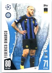 Fotbalová kartička 2023-24 Topps Match Attax UEFA Club Competitions 337 Federico Dimarco FC Inter Milan