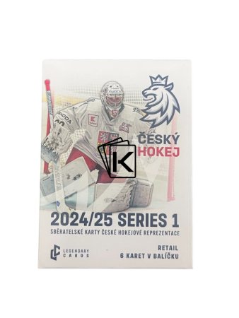 2024 25 Legendary Cards Český Hokej - Series 1 Retail Case