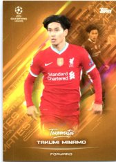 fotbalová kartička 2021 Topps O Jogo Bonito Takumi Minamo Liverpool FC