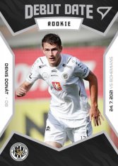 fotbalová kartička 2021-22 SportZoo Fortuna Liga Debut Date Rookie DR3 Denis Donát FC Hradec Králové