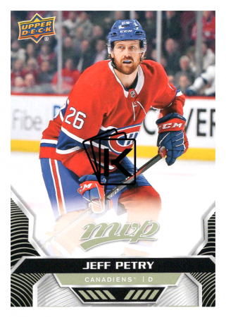 2020-21 UD MVP 9 Jeff Petry - Montreal Canadiens
