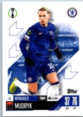 fotbalová kartička 2024-25 Topps Match Attax UEFA Club Competitions  97 Mykhailo Mudryk (Chelsea)