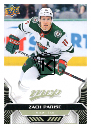 2020-21 UD MVP 143 Zach Parise - Minnesota Wild