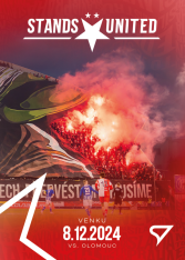 2025-26 SportZoo SK Slavia Praha Stands United SU-6 Slavia vs. Olomouc venku