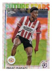 fotbalová kartička 2024-25 Topps Chrome parallel 194 - Isaac Babadi RC
