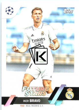 Fotbalová kartička 2022-23 Topps UEFA Club Competitions 87 Iker Bravo - Real Madrid C.F. FS