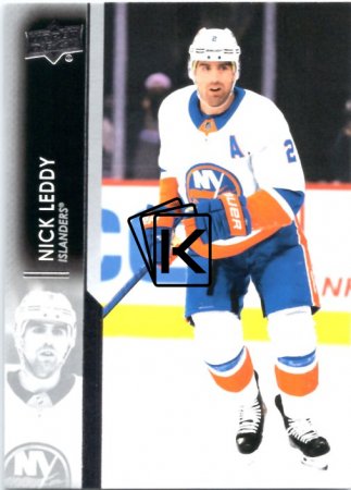 hokejová karta 2021-22 UD Series One 115 Nick Leddy - New York Islanders