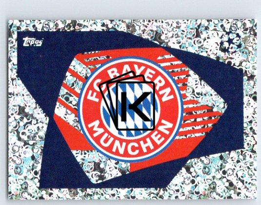 2023-24 Topps Champions League samolepka Logo FC Bayern München