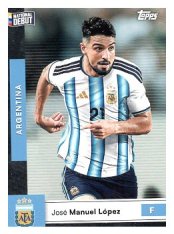 fotbalová kartička 2025-26 Topps Team Set Argentina 19 José Manuel López