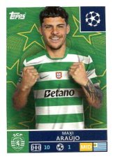 2025-26 Topps Champions League  Sporting CP 418 Maxi Araújo